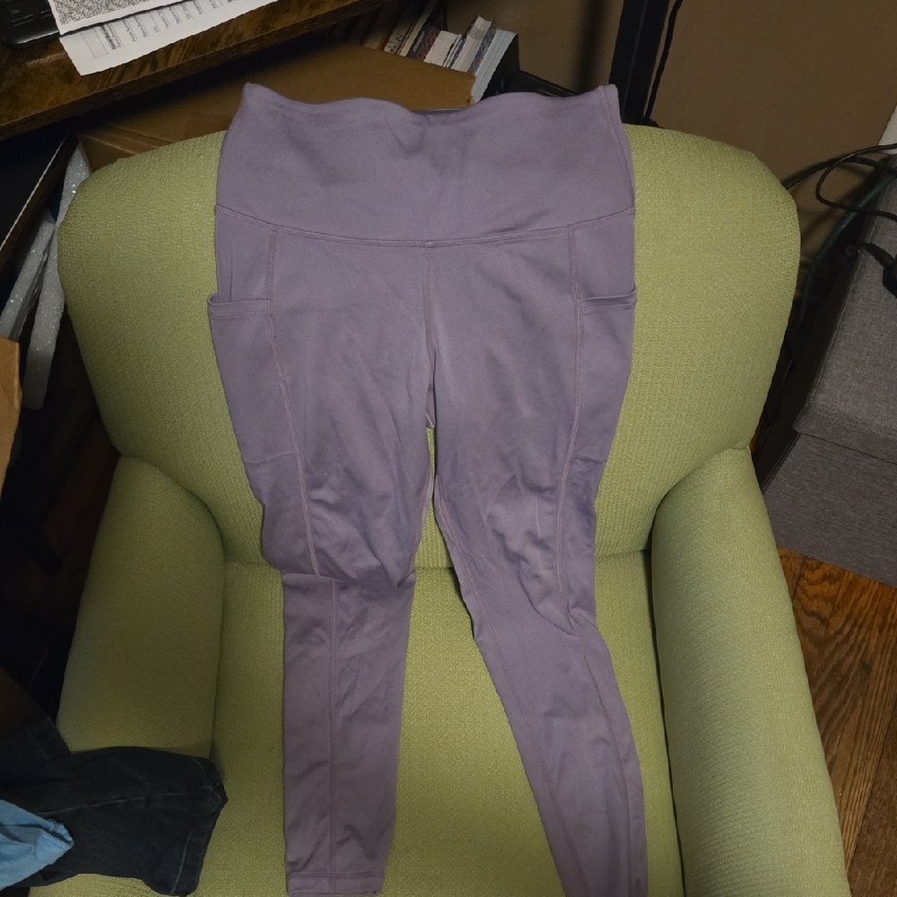 Women's Purple High-Waisted Leggings